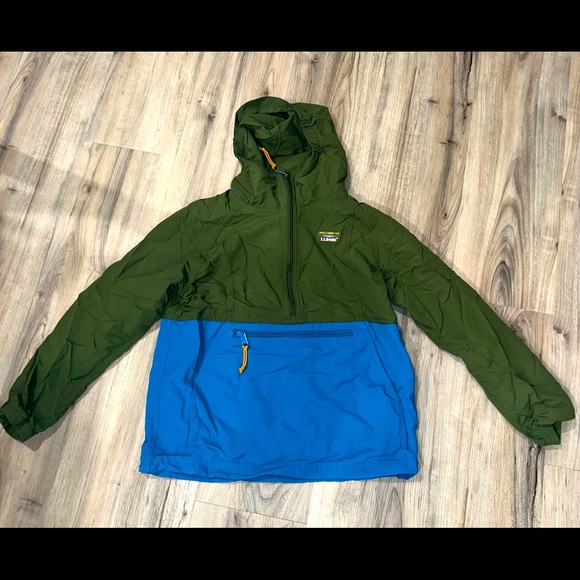 Ll Bean Lightweight Rain Jacket Size M 